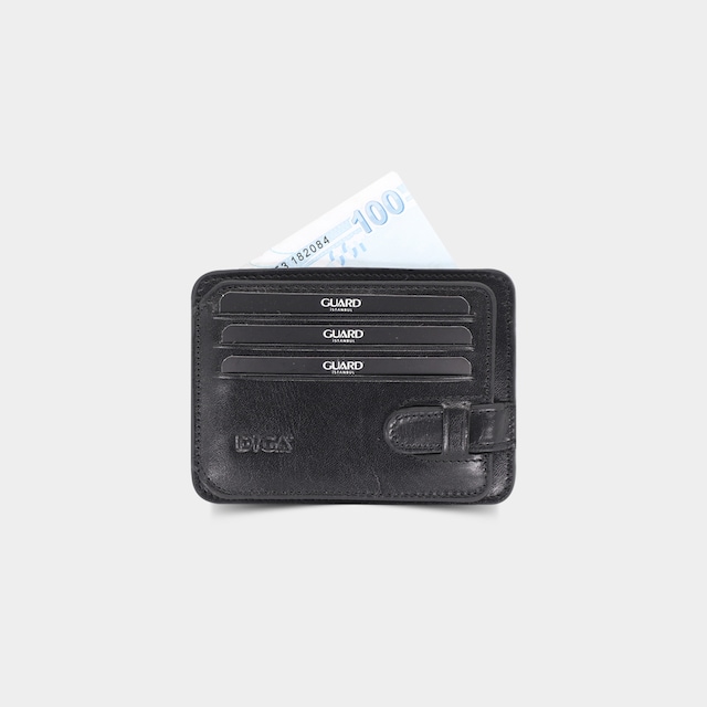 Diga Yatay Gerçek Deri Erkek Cüzdan Kartlık Kartvizit