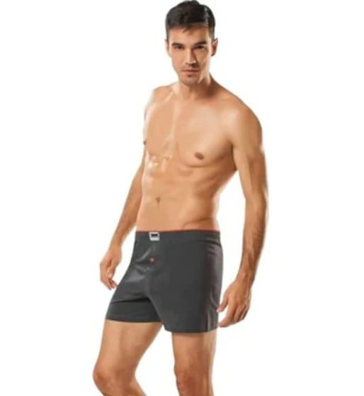 6'Lı - 9'Lu - 12'Li Tutku %100 Penye Düğmeli Erkek Boxer Baksır