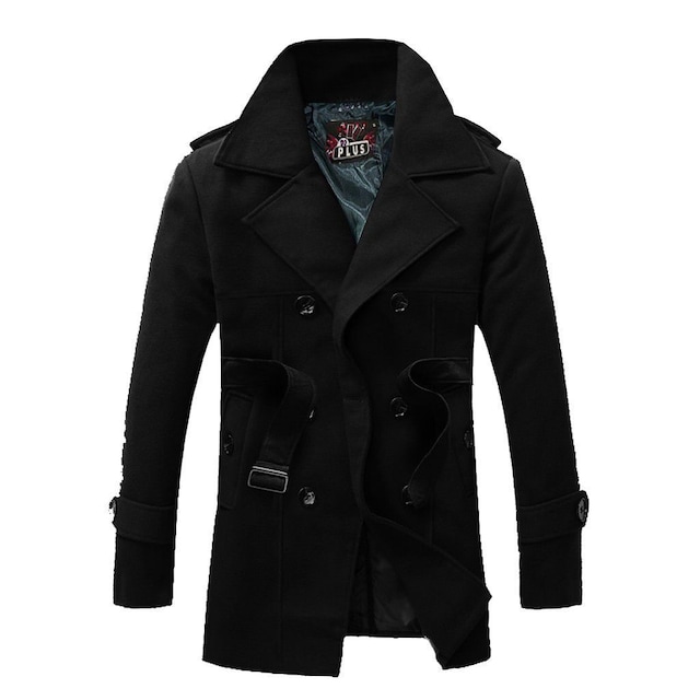 Slim Fit İtalyan Kesim Erkek Kaşe Mont Kaban