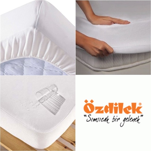 Özdilek 160x200 Çift Kişilik Sıvı Geçirmez Lastikli Alez Fitted