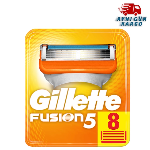 Gillette Fusion Yedek Tıraş Bıçağı 8'li Karton Paket