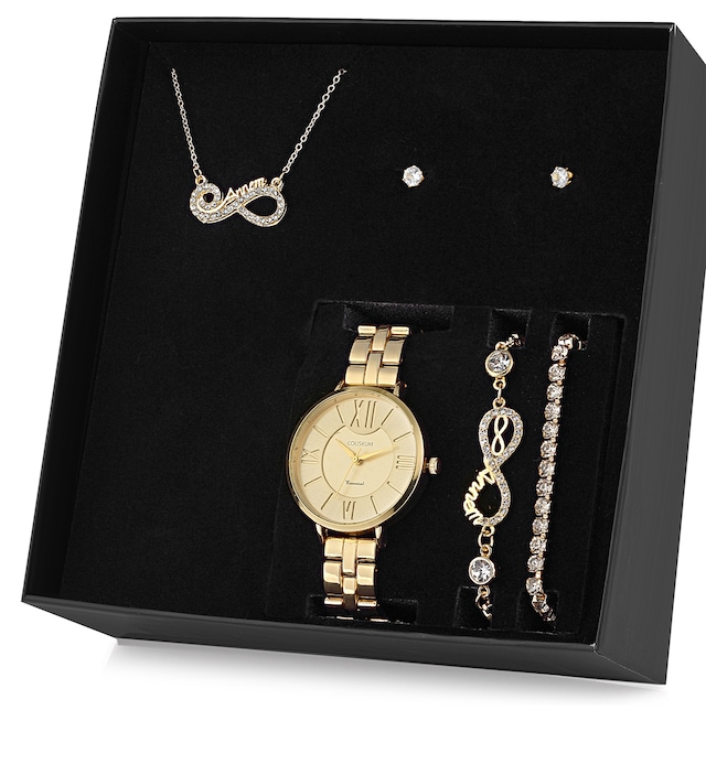 Forentina Annem Kolye Küpe Bileklik Set - Anneler Günü Hediyesi