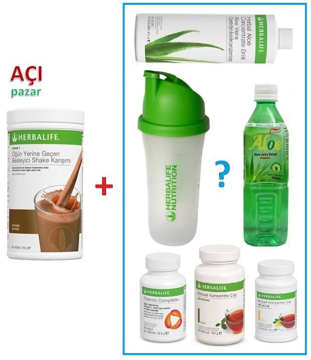 Herbalıfe SET-Formül 1 Besleyici Shake (Aroma Seçimli) + 2. Ürün