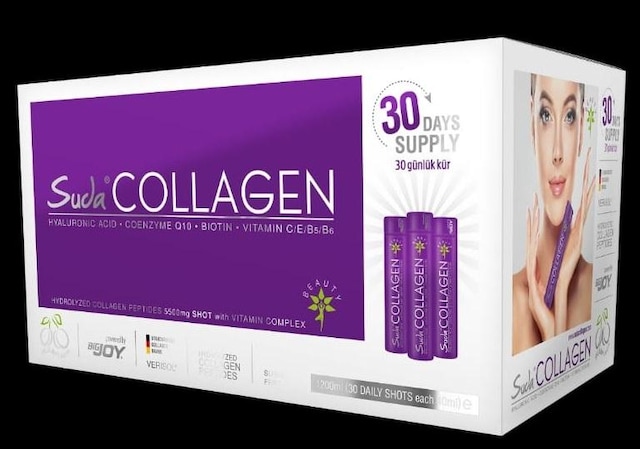 Suda Collagen 40ml x 30 Adet SKT 06.2021 ( 1 AYLIK KULLANIM )