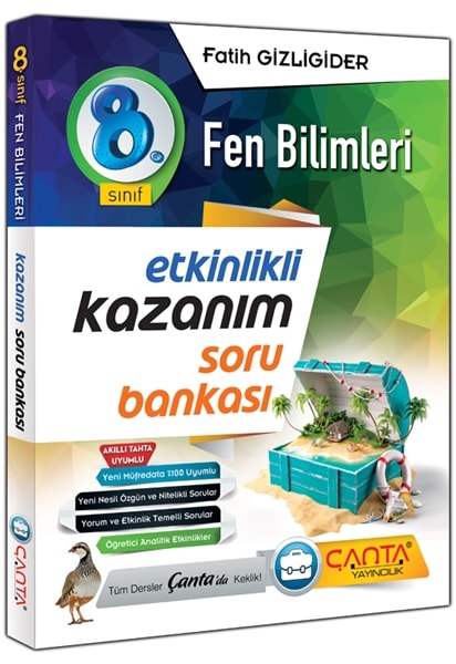 8.Sınıf Fen Bilimleri Kazanım Soru Bankası  çanta yayınları