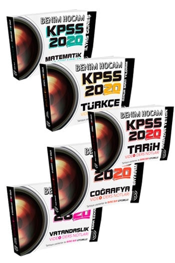 Benim Hocam Yayınları 2020 KPSS Genel Yetenek Genel Kültür