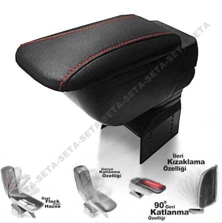 Her Araca Uygun SÜRGÜLÜ Kolçak - Kol Dayama ARAÇ KOKU HEDİYELİ