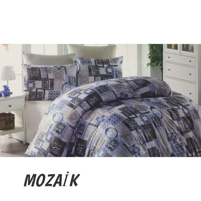 Taç Brielle Ranforce Çift Kişilik Nevresim Takımı-10.YIL ÖZEL FİY