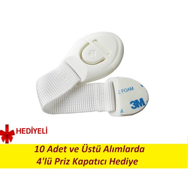 Bebek Güvenlik Dolap ve Çekmece Kilidi,Bebek Kilit 1-10 Adet