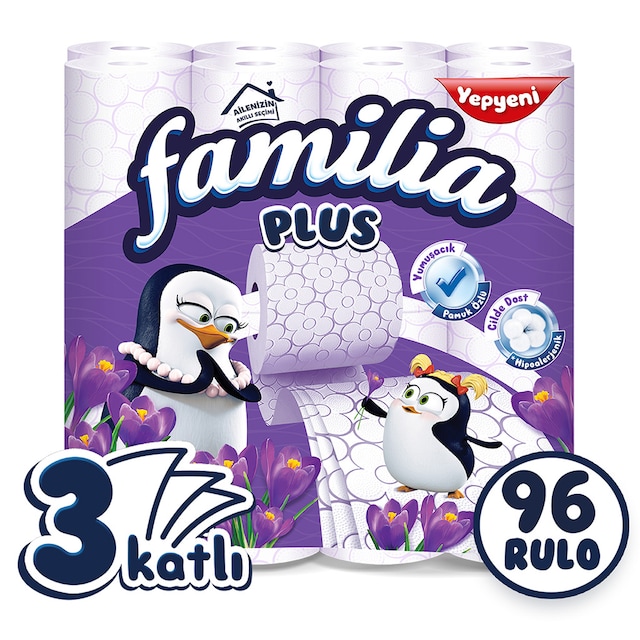 Familia Plus Parfümlü Tuvalet Kağıdı 96 Rulo