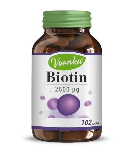 Voonka Biotin 2500mcg 102 Tablet
