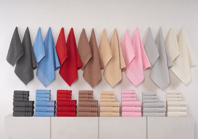 Cozy Home %100 PAMUK 8 Farklı Renk El - Yüz  Havlusu