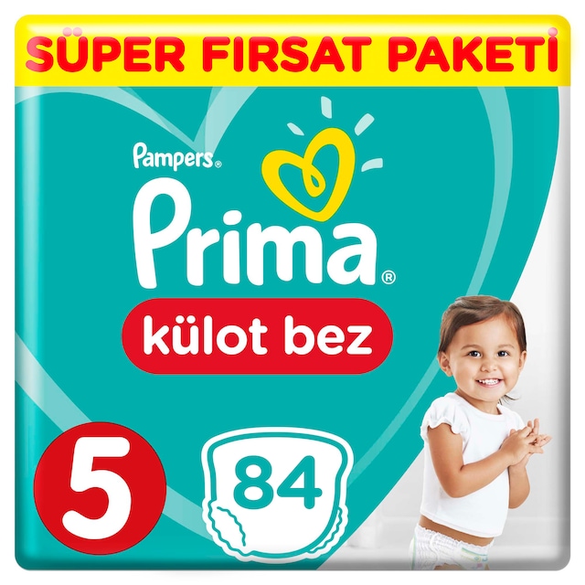 Prima Pants Külot Bebek Bezi 5 Beden Junior Süper Fırsat Paketi