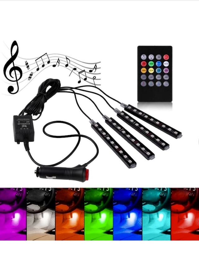 AYAK ALTI LED MÜZİĞE DUYARLI AYDINLATMA