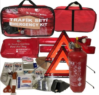 Lüx Trafik Seti Rotacar Pro / 4 Yıl Muayene Uyumlu İlk Yardım Set