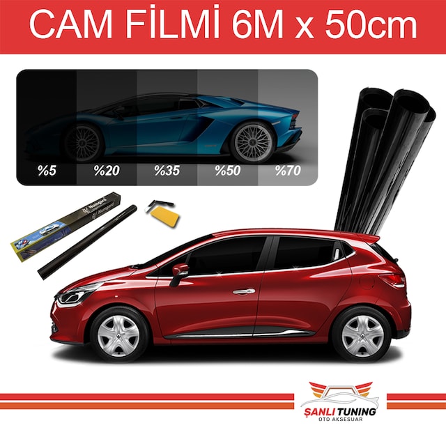Cam Filmi Araba - Oto Cam Filmi 6 Metre x 50 cm Numgard Çizilmez
