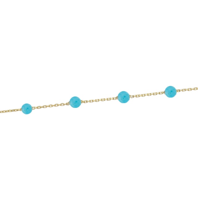 Glorria Altın Firuze Taşlı Bileklik