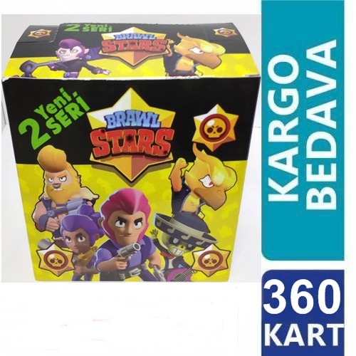 BRAWL STARS 2. SERİ OYUN KARTLARI - 360 KART - ORİJİNAL KUTULU