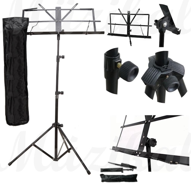 Nota Sehpası Chroma Portatif -Katlanır-Sağlam Metal Konstrüksiyon