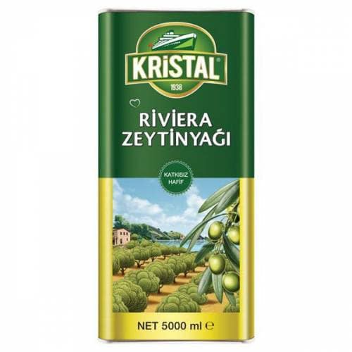 KRISTAL RIVIERA ZEYTINYAGI 5 LT TENEKE