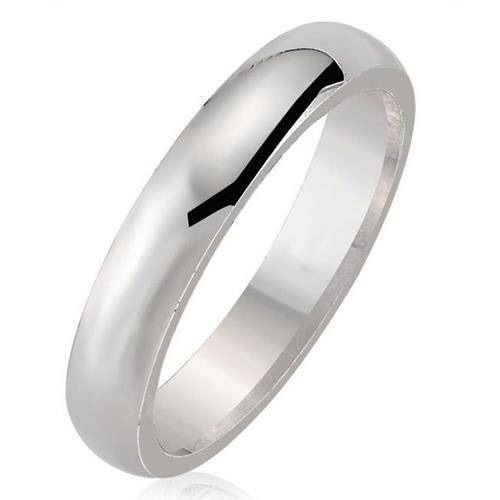 4 mm Bombeli Gümüş Alyans İnce Söz Nişan Yüzüğü wr22-1