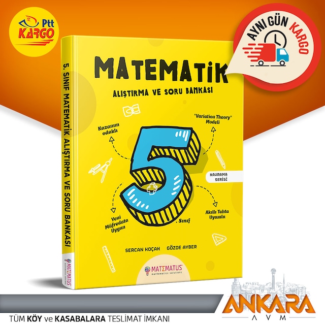 5. Sınıf Matematik Alıştırma ve Soru Bankası Matematus Yayınları