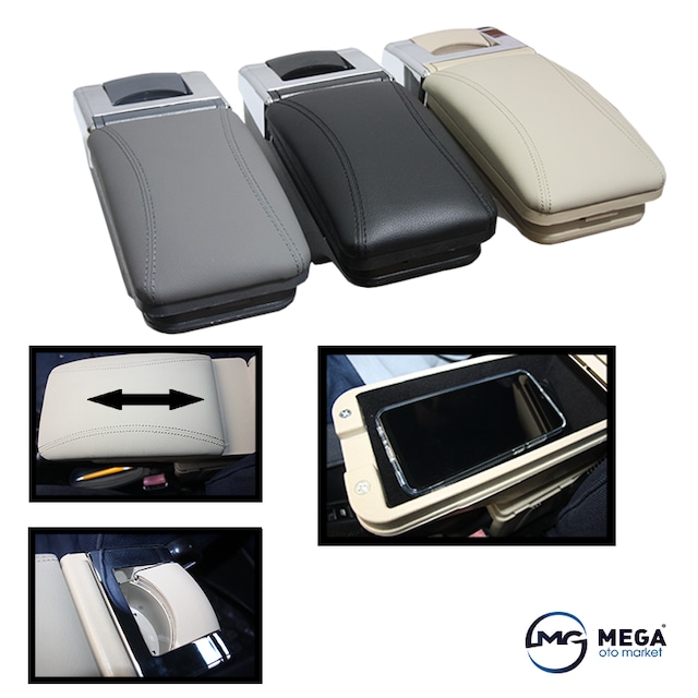 Universal Sürgülü Kolçak Kol Dayama Her Araca Uygun