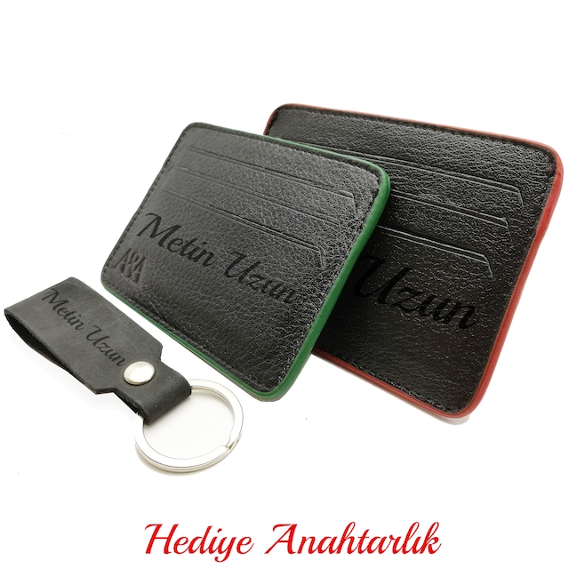 Dana Deri Erkek Kartlık Cüzdan Ayleen Ayz İsme Kişiye Özel