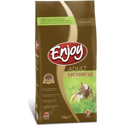 Enjoy Premium Tavuklu Yetişkin Kedi Maması 15 KG YENİ ÜRETİM