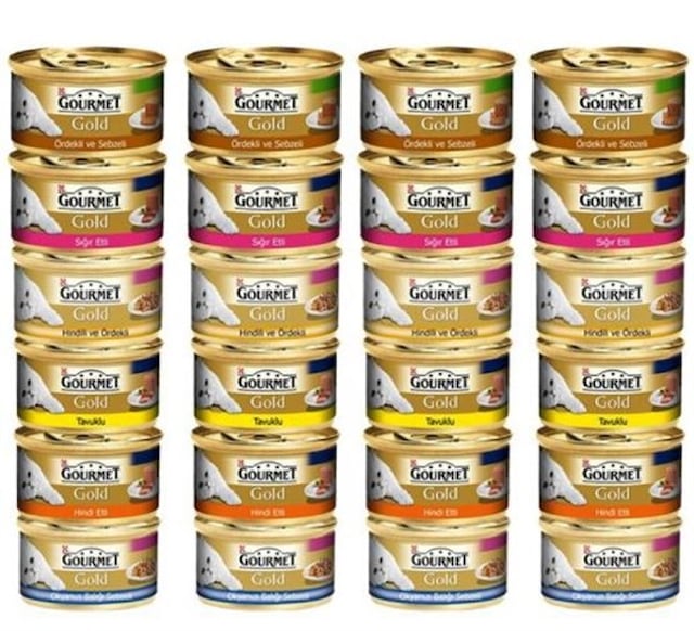 Gourmet Gold Karışık Kedi Konservesi 24 Adet