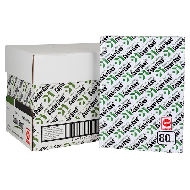 Copier Bond A4 Fotokopi Kağıdı 80 gr. 5x500 (1 koli)