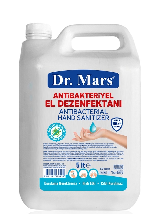 DR. MARS ANTİBAKTERİYEL DEZENFEKTAN 5 LT