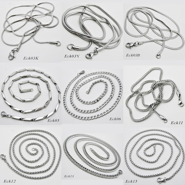 9 Farklı Çeşit Paslanmaz Çelik Erkek Kolye Zincir Modelleri