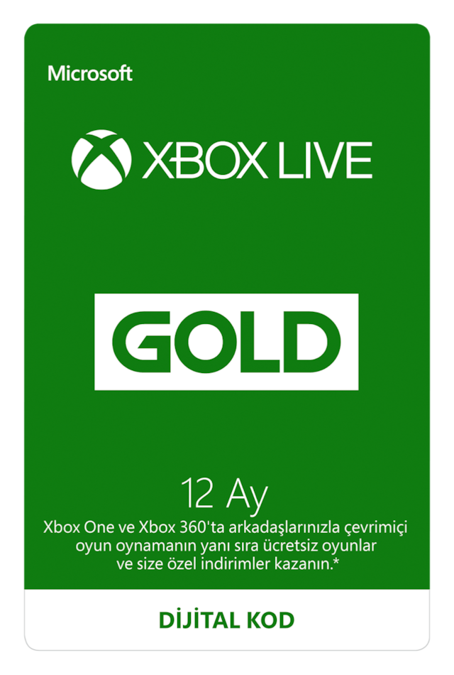 Xbox Live Gold Üyeliği 12 Ay