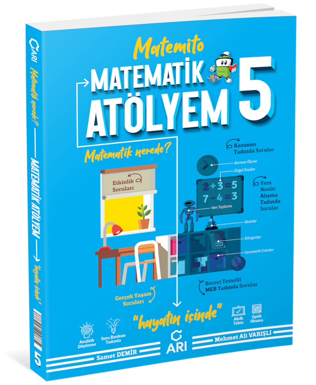 Arı Yayınları 5.Sınıf Matemito  Matematik Atölyem