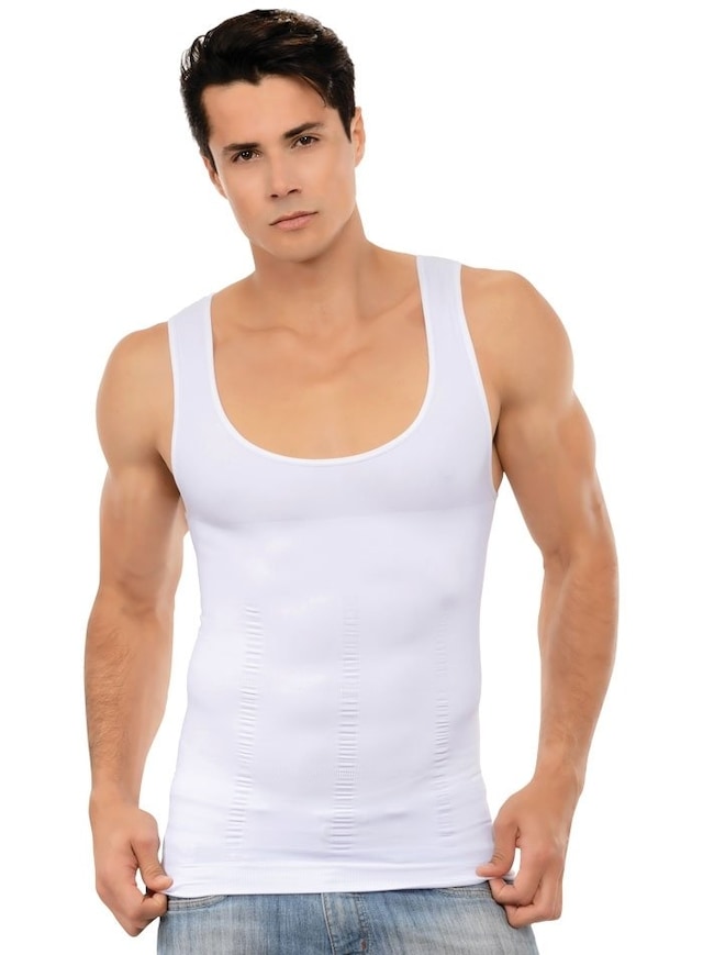 1 Beden İncelten Erkek Korseli Atlet Göbek Toparlayıcı Korse