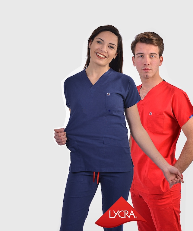 302-Flexcool Doktor/Hemşire Forması Nöbet Takımı Unisex