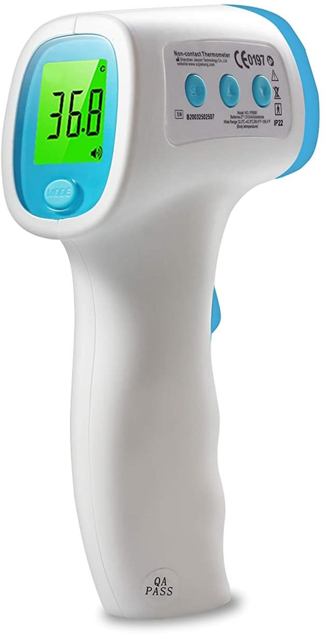 Temassız Ateş Ölçer Kızıl Ötesi Vücut ve Alından Termometre FR880