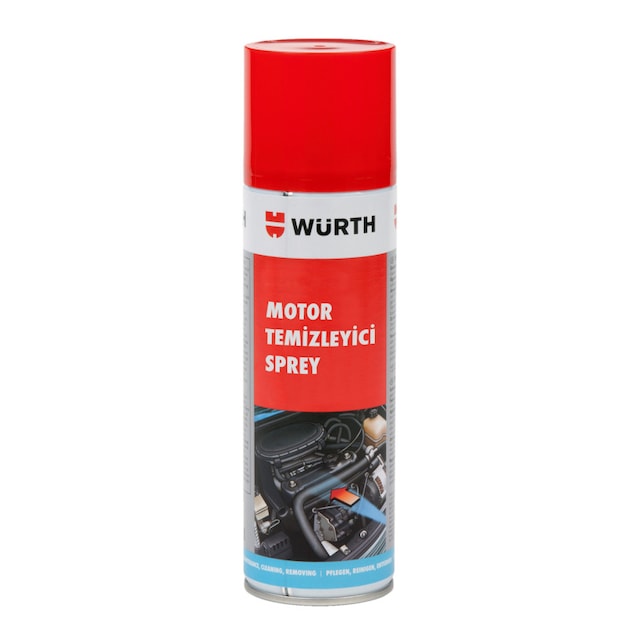 Würth Motor Temizleyici Sprey 500 ml. (Su Kullanımı Gerektirmez)
