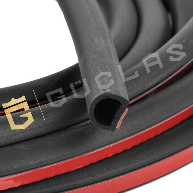 Bantlı D Fitil - Bantlı Kapı Fitili - Bantlı Sünger - Araç Fitil