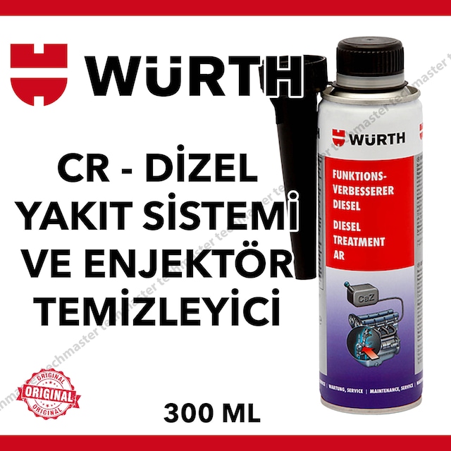 Würth Dizel Mazot Yakıt Katkısı ve Enjektör Temizleyici 300ml