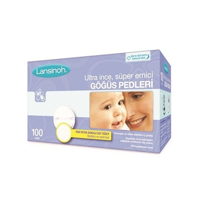 Lansinoh Ultra İnce Süper Emici Göğüs Pedi 100 Adet