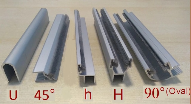 8 mm ALÜMİNYUM CAM BALKON FİTİLİ h,H,90°,45°,KENDİNDEN YAPIŞKANLI