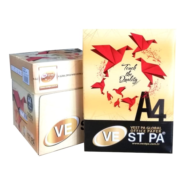 Vestpa A4  Fotokopi Kağıdı 5x500 (1 Koli Yeni Ambalaj)