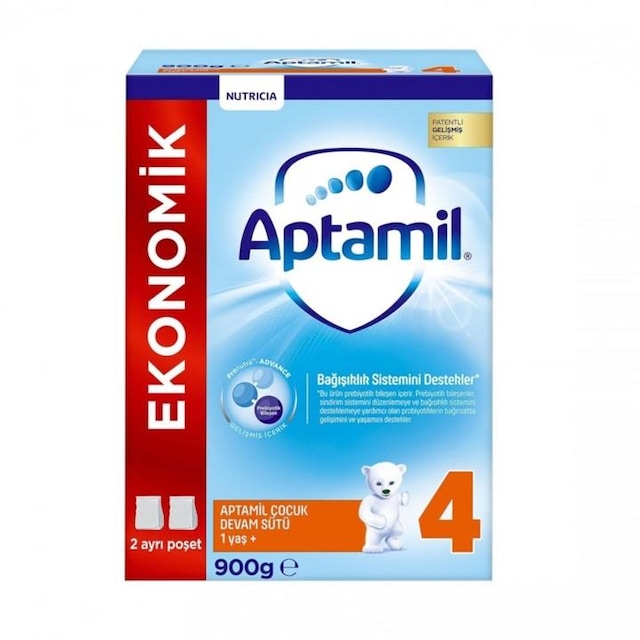 Aptamil 4 Numara 900 gr  Bebek Devam Sütü  SKT:09.2021
