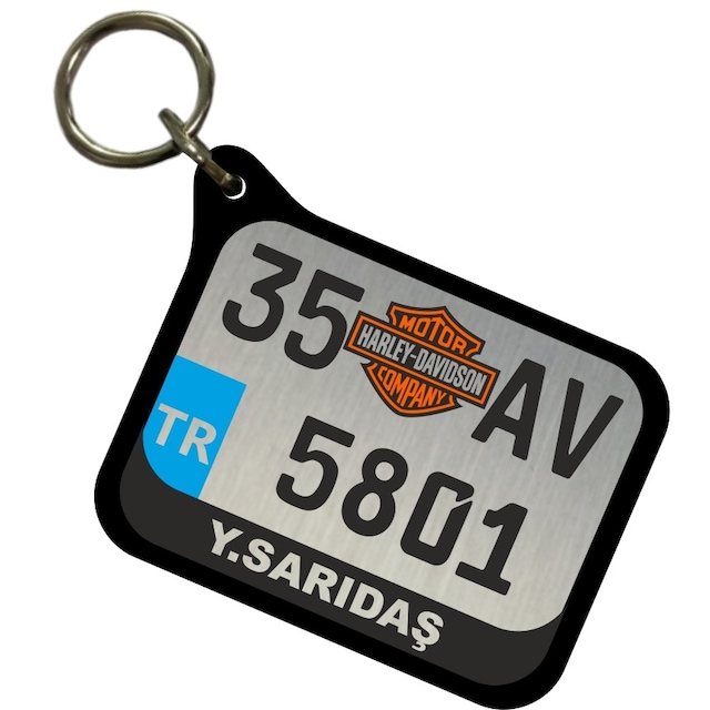 Plaka Anahtarlık Model 2 Motor Plakası