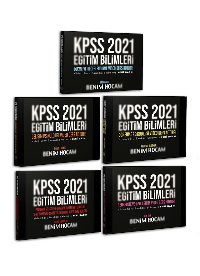 Benim Hocam Yayınları 2021 KPSS Eğitim Bilimleri Video Ders Notla