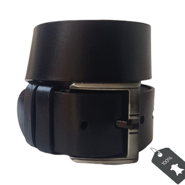 PREMİUM KALİTE %100 HAKİKİ DERİ SİYAH ERKEK KOT KEMERİ