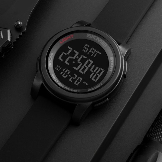 Skmei Sade ve Spor Tasarım Ledli Su Geçirmez Erkek Kol Saati Yeni