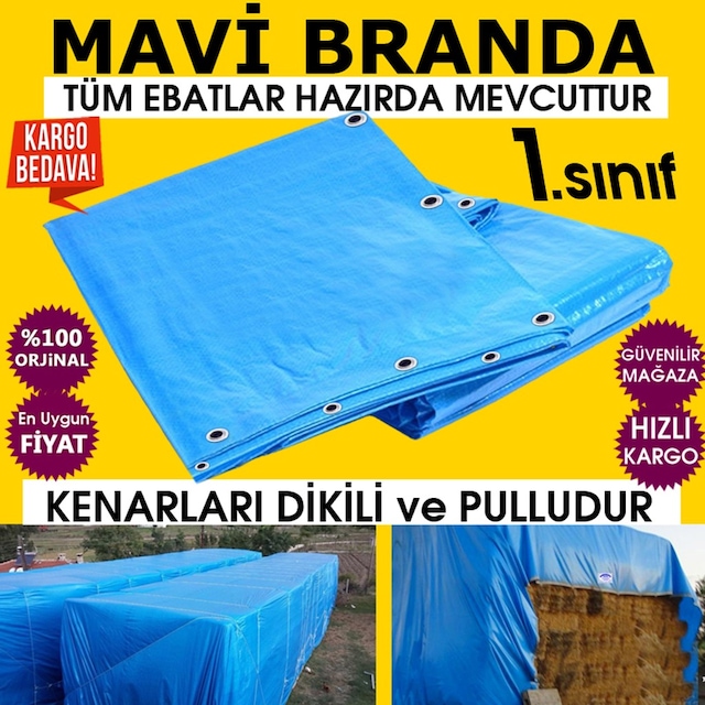 Ebatlı Pvc Branda Gölgelik Su Geçirmez Çadır Branda Tente